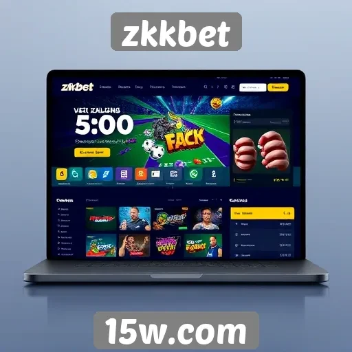 Usabilidade e design do site zkkbet